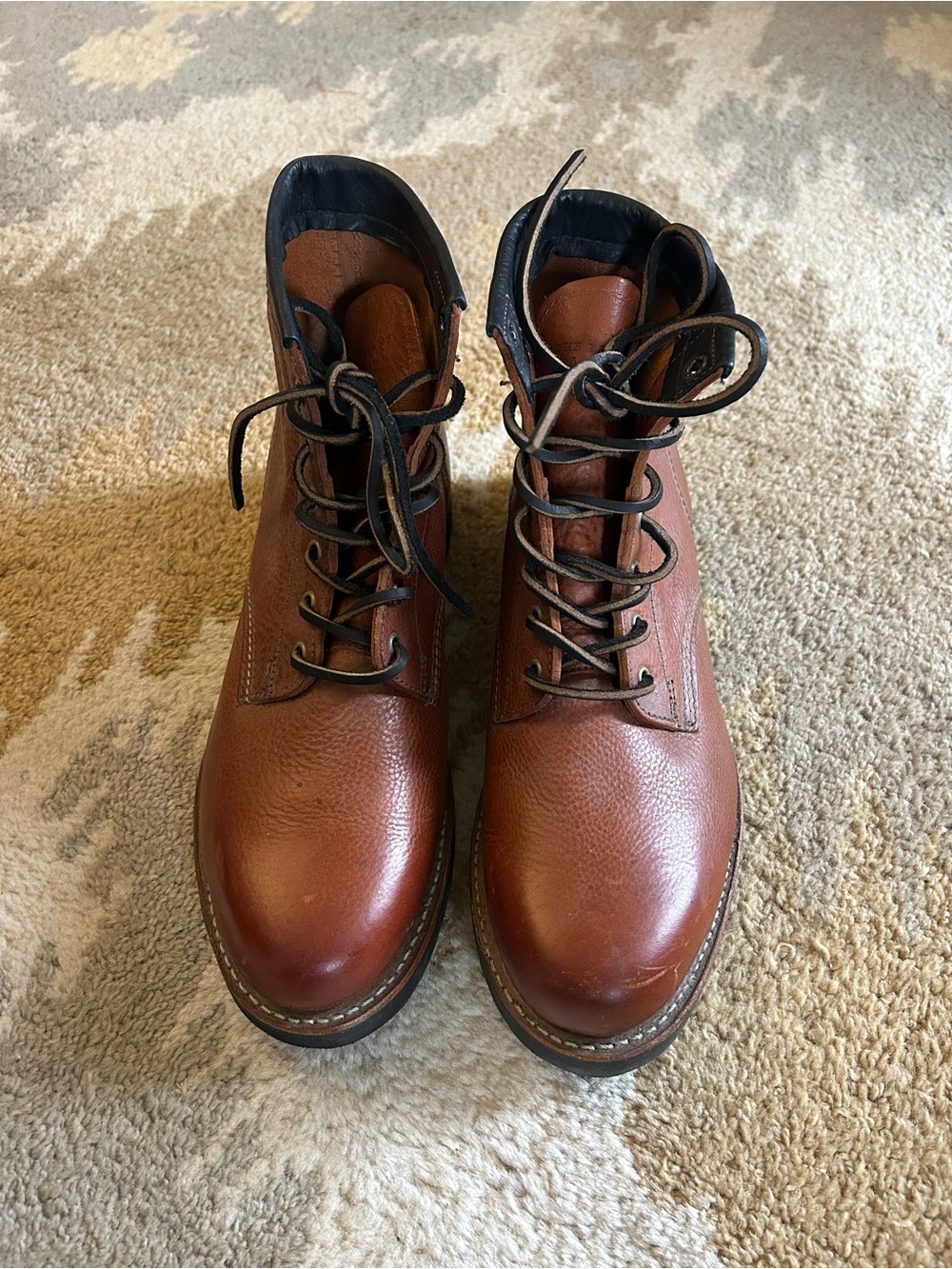 Frye Arkansas Mid Lace Boot Redwood Leather 87052 Men’s Sz 9